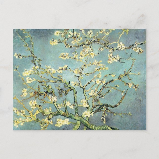 Carte Postale Blossoming Almond Tree Van Gogh Fine Art (Devant)