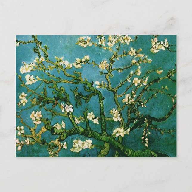 Carte Postale Blossoming Almond Tree Van Gogh Fine Art (Devant)