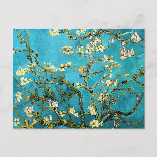 Carte Postale Blossoming Almond Tree Van Gogh Fine Art (Devant)