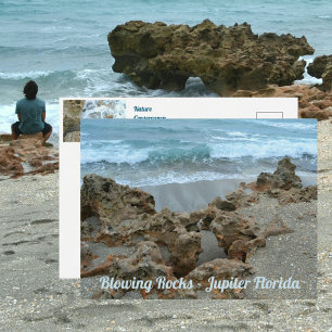 Carte Postale Blowing Rocks Jupiter Floride Photographique