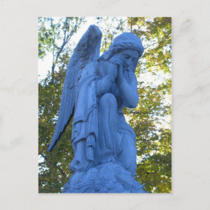 Carte postale Blue Angel Zink Statue