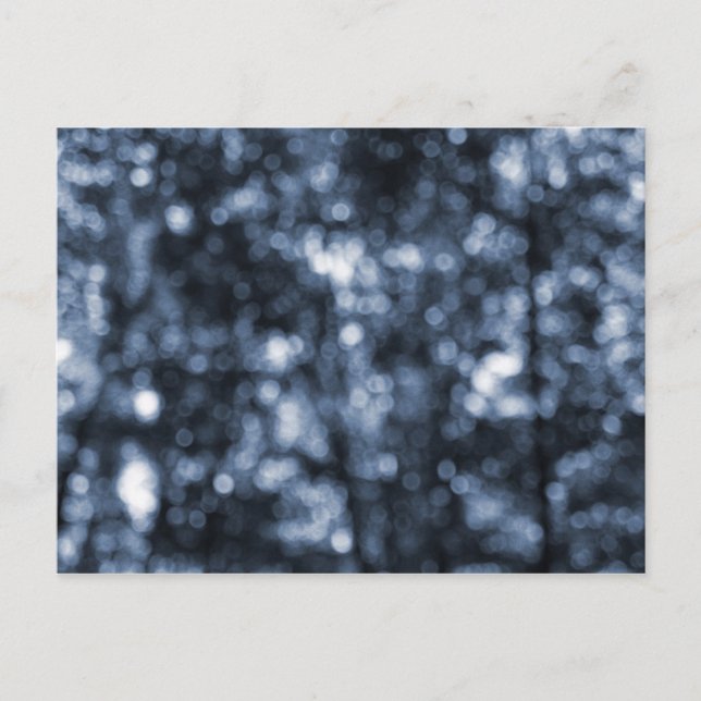 Carte postale Blue Bokeh (Devant)