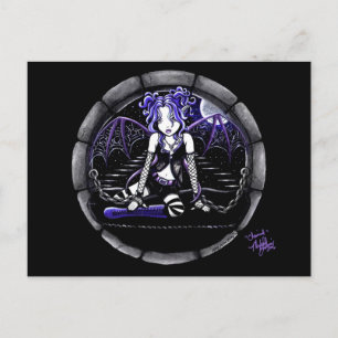 Carte postale "Blue Chained" Gothique Fairy Art