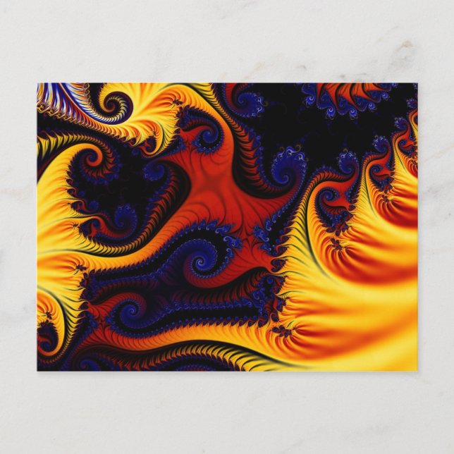 Carte postale Blue Fire 1 (Devant)