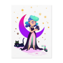 Blue Hair Girl et Gothic Duck