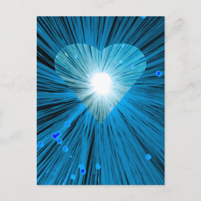Carte postale Blue Heart (Devant)