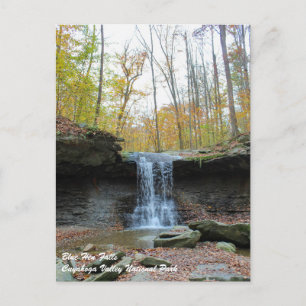 Carte Postale Blue Hen Falls dans le parc national de la vallée 