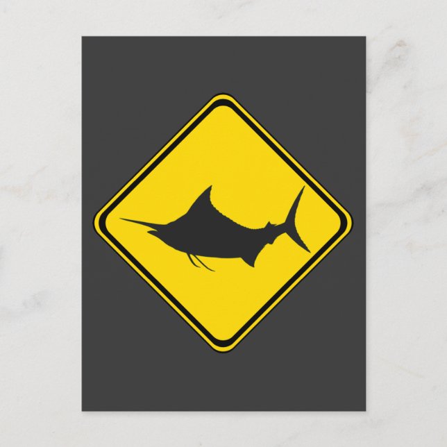 Carte Postale Blue Marlin Crossing ! (Devant)