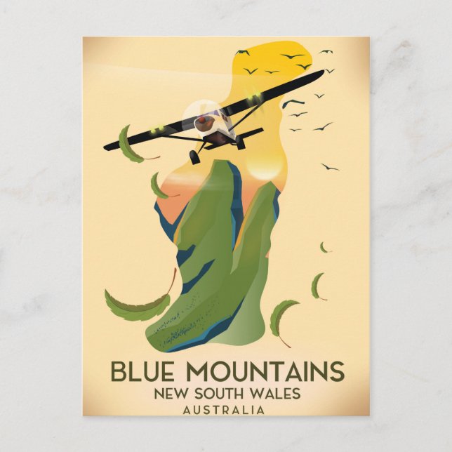 Carte Postale Blue Mountains Nouvelle-Galles du Sud Australie (Devant)