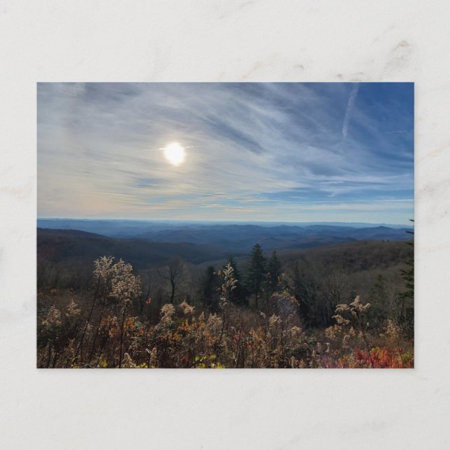 Carte Postale Blue Ridge Mountains Linn Cove Viaduc (Devant)