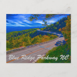 Carte Postale Blue Ridge Parkway NC