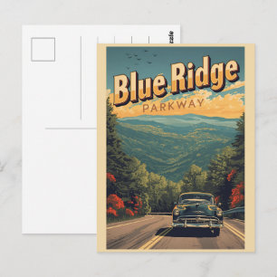 Carte Postale Blue Ridge Parkway Scenic Byway Virginie Nord C
