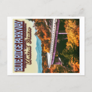 CARTE POSTALE BLUE RIDGE PARKWAY - VIRGINIE - CAROLINE DU NORD