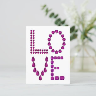 Carte Postale Blue Sapphire Love