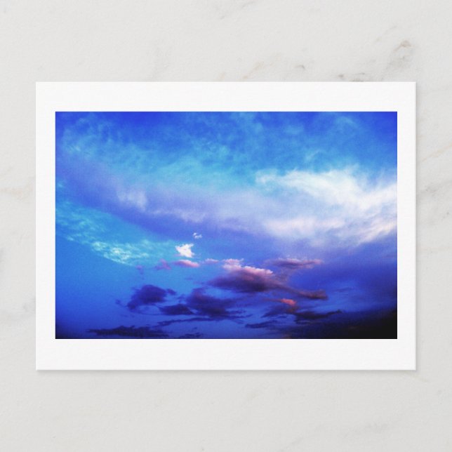 Carte Postale Blue Sky Paysage Photographie Art (Devant)