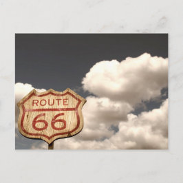 Carte Postale Blue Sky's sur la route 66