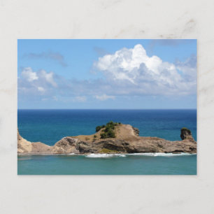 Carte Postale Blue Waters Off Laborie, Sainte-Lucie