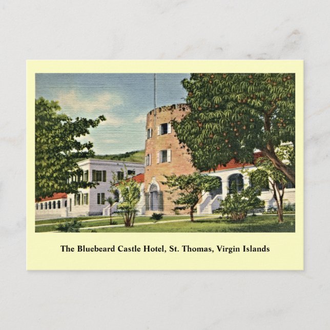 Carte Postale Bluebeard Castle St Thomas Virgin Islands (Devant)