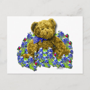 Carte postale Bluebonnet Bear
