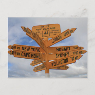 Carte Postale Bluff, Nouvelle-Zélande