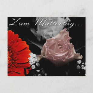 Carte Postale Blumenkarte zum Muttertag