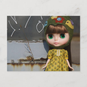 Carte Postale Blythe marron