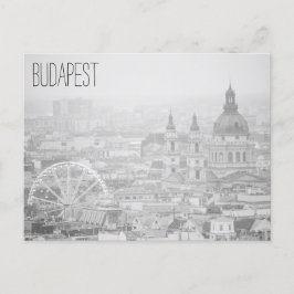 Carte Postale BnW Budapest landscape