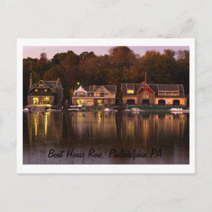 Carte Postale Boat House Row, Philadelphie PA
