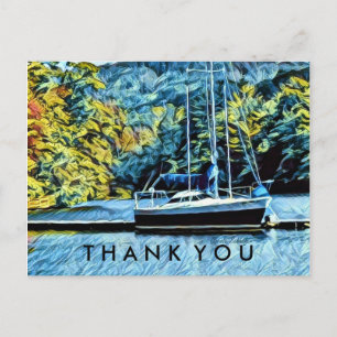 Carte Postale Boat Lake House Merci