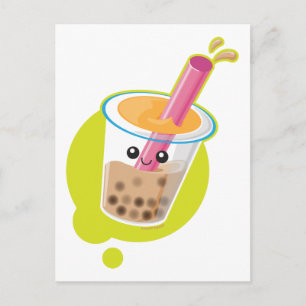 Carte Postale Boba Tea