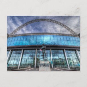 Carte Postale Bobby Moore Statue Wembley Stade Londres