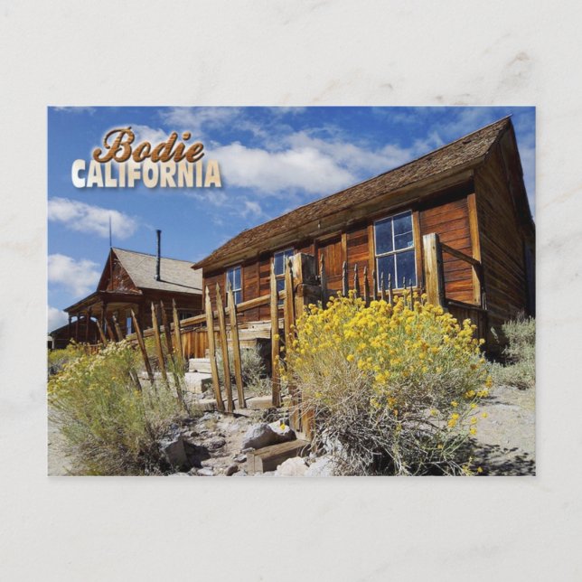 Carte Postale Bodie Ghost Town, Californie (Devant)