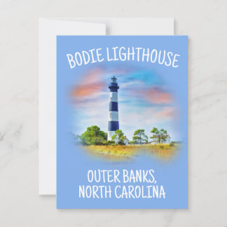 Carte Postale Bodie Lighthouse Outer Banks Caroline du Nord