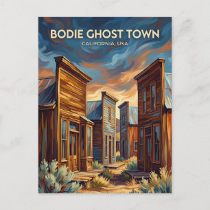 Carte Postale Bodie Ville Fantôme USA