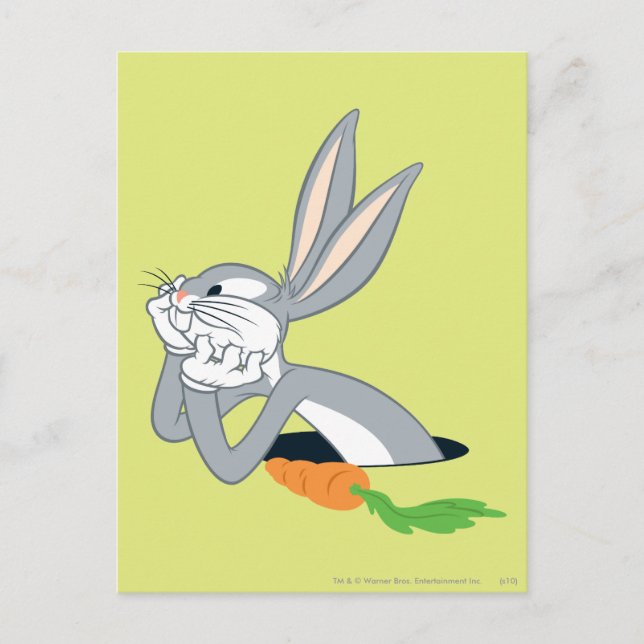 Carte Postale BOGS BUNNY™ avec carotte (Devant)