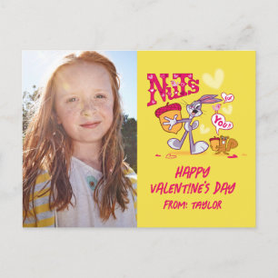 Carte Postale BOGUES BUNNY™ Noix Pour Vous   Saint Valentin