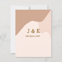 Boho beige curvy orange nom mariage date