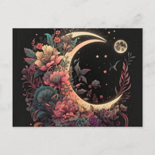 Carte Postale Boho Moon