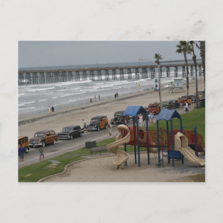 Carte Postale Bois à la plage