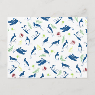 Carte Postale Bois de pin Kereru NZ