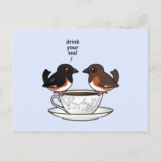 Carte Postale Bois Ton Thé ! (Devant)