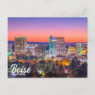 Carte Postale Boise, Idaho, États-Unis