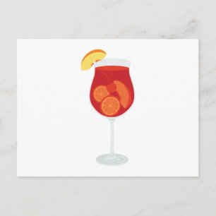 Carte Postale Boisson Sangria