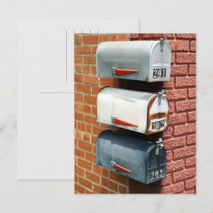 CARTE POSTALE BOÎTE AUX LETTRES BOÎTE POSTALE POSTCROSSING