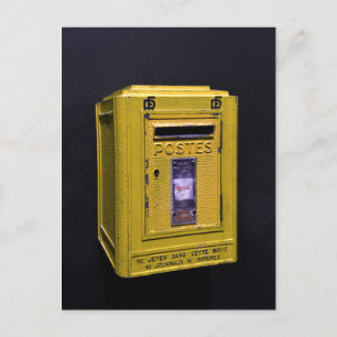 Carte Postale Boîte aux lettres française