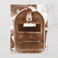 Boîte aux lettres rouille