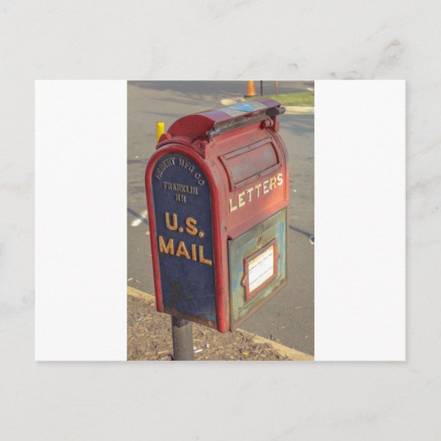 Carte Postale Boîte aux lettres vintage (Devant)