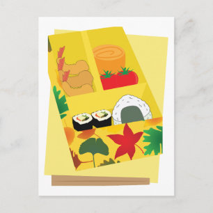 Carte Postale Boîte Bento