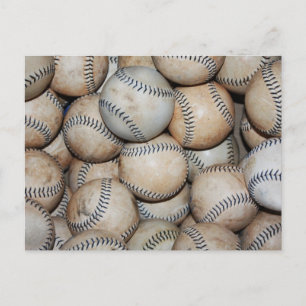 Carte Postale Boîte de Baseballs