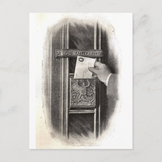 Carte Postale Boîte de messagerie vintage (Devant)